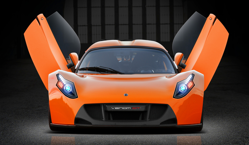 Illustration for article titled Hennessey Venom GT2: A 1,500-Horsepower Texan Hypercar